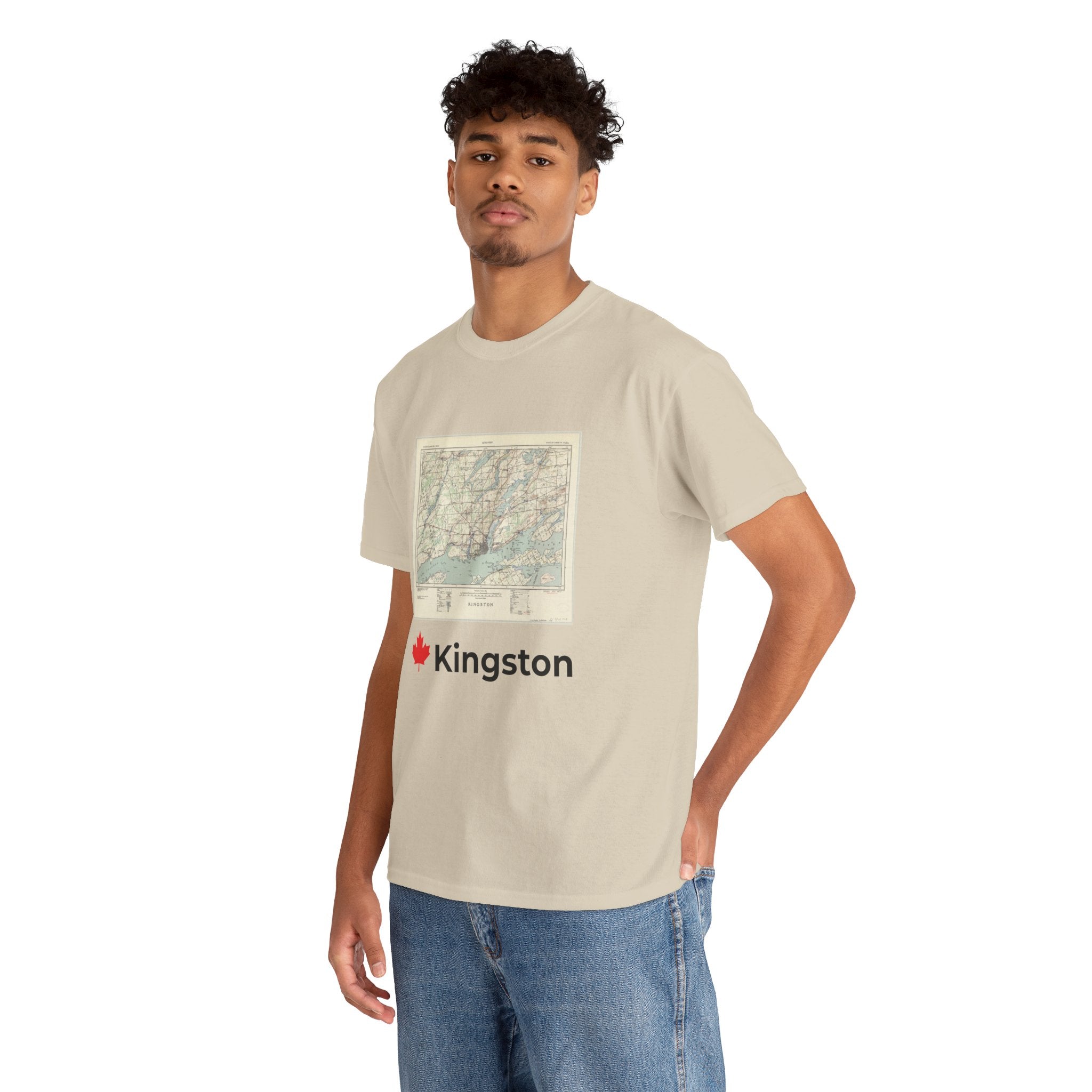 Kingston Vintage Map Unisex Tee