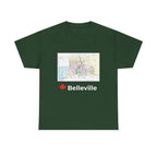 Vintage Belleville Map Unisex Tee