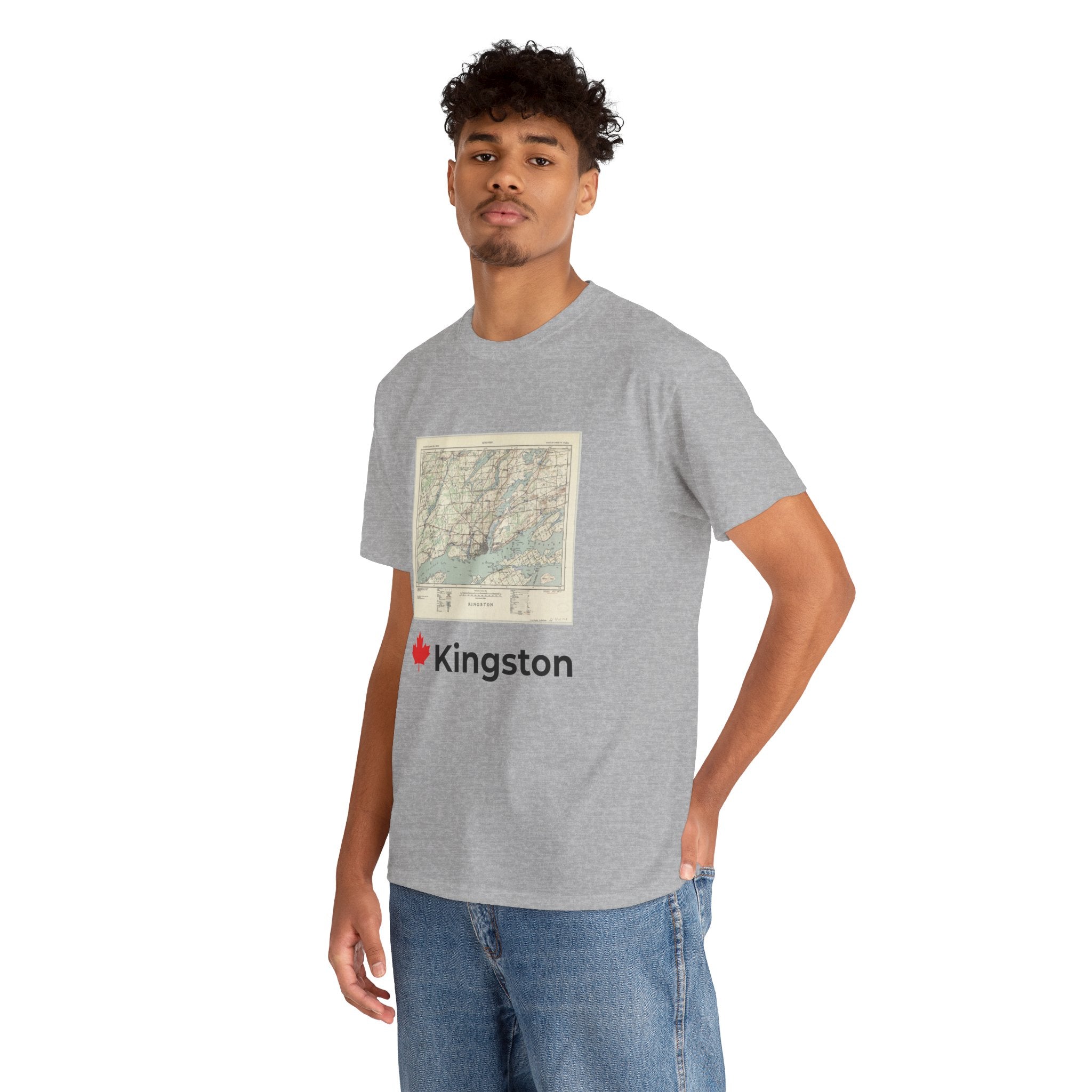 Kingston Vintage Map Unisex Tee