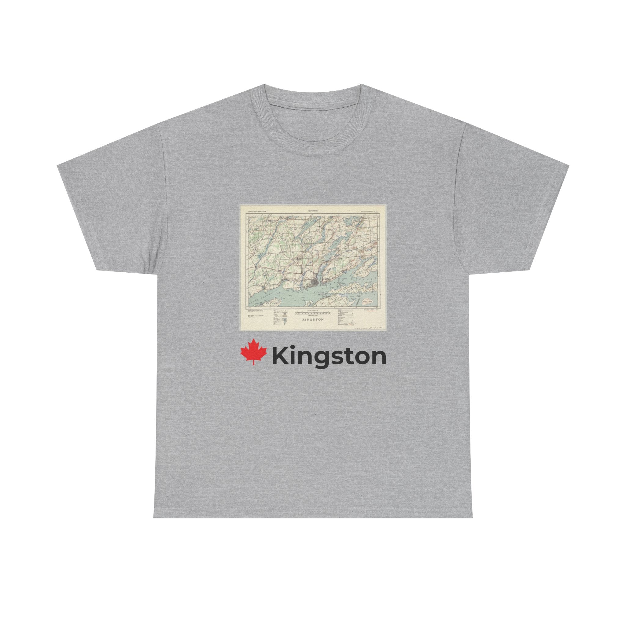 Kingston Vintage Map Unisex Tee