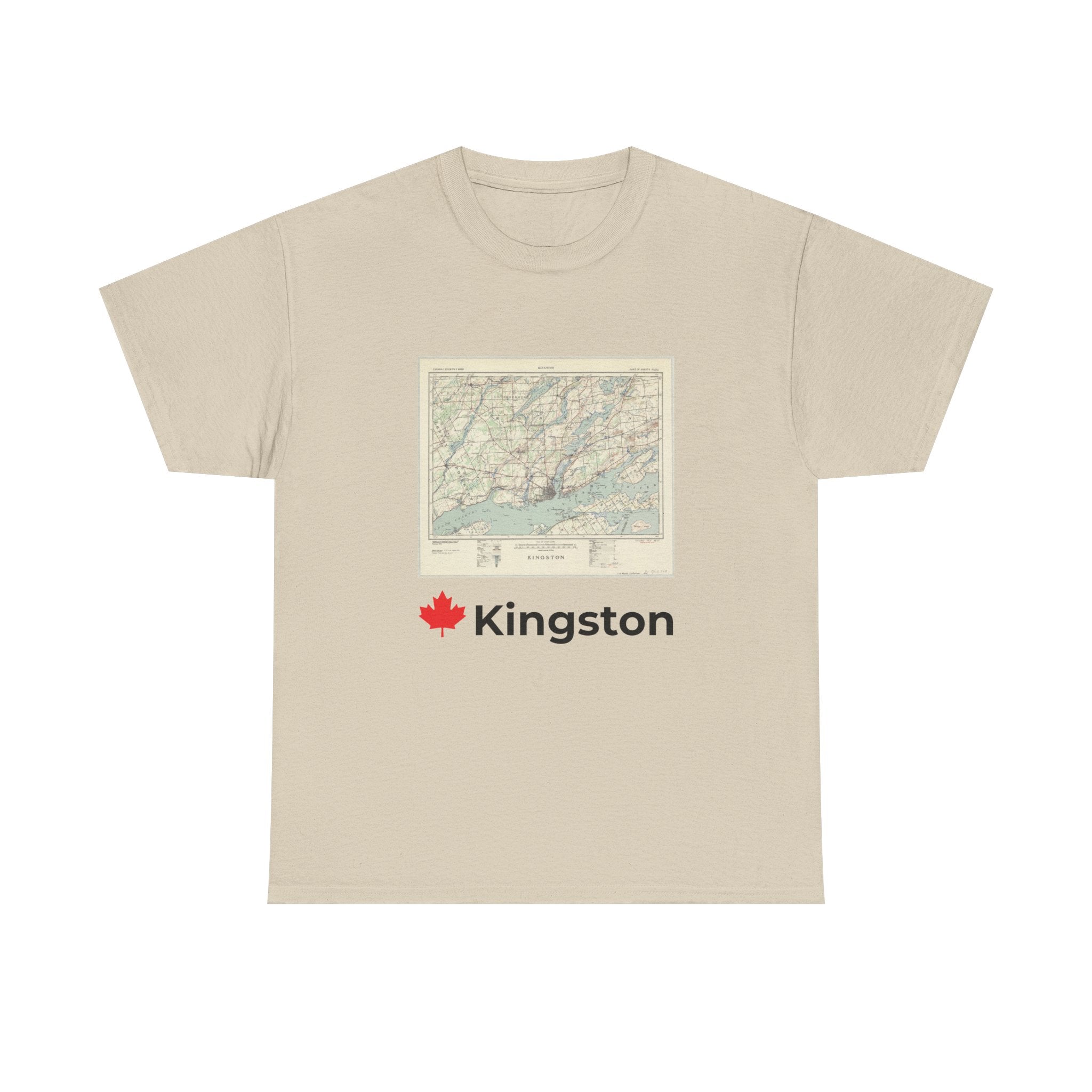 Kingston Vintage Map Unisex Tee