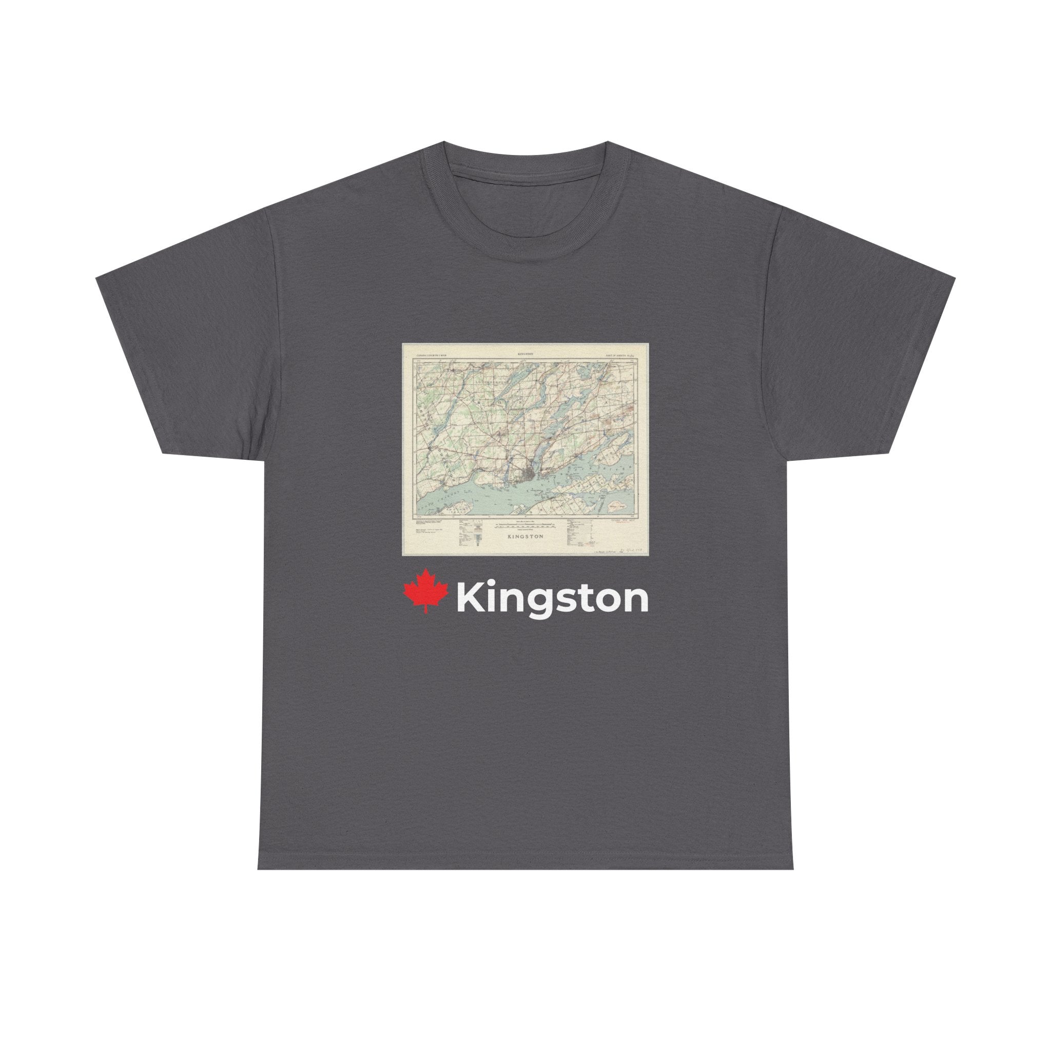 Kingston Vintage Map Unisex Tee