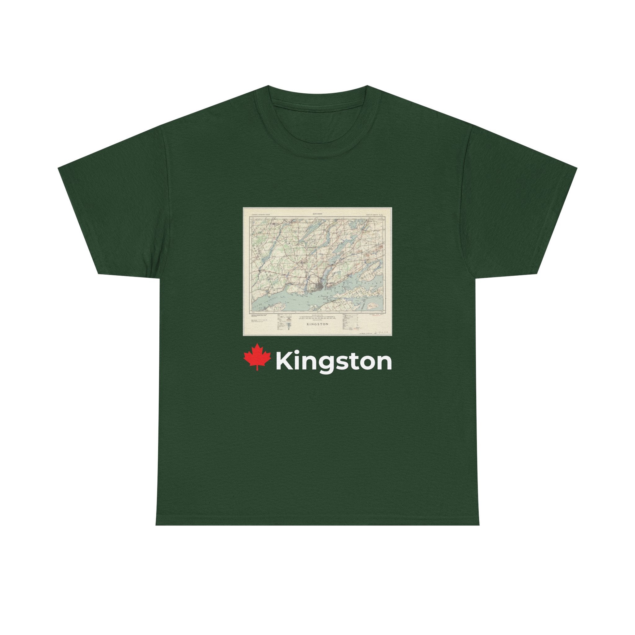 Kingston Vintage Map Unisex Tee