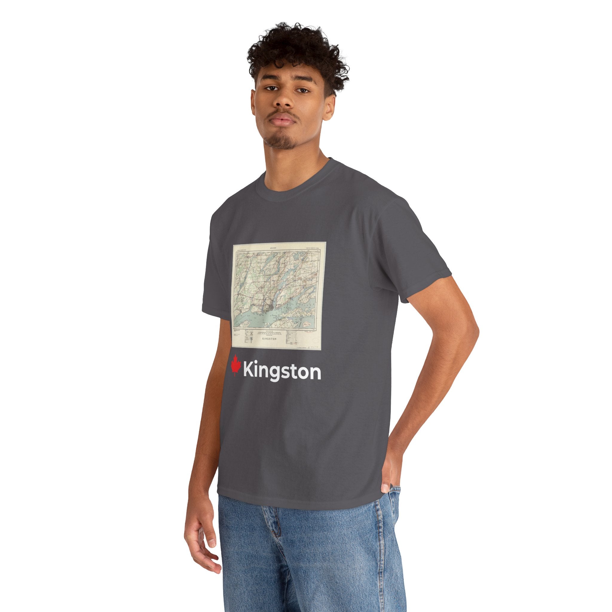 Kingston Vintage Map Unisex Tee