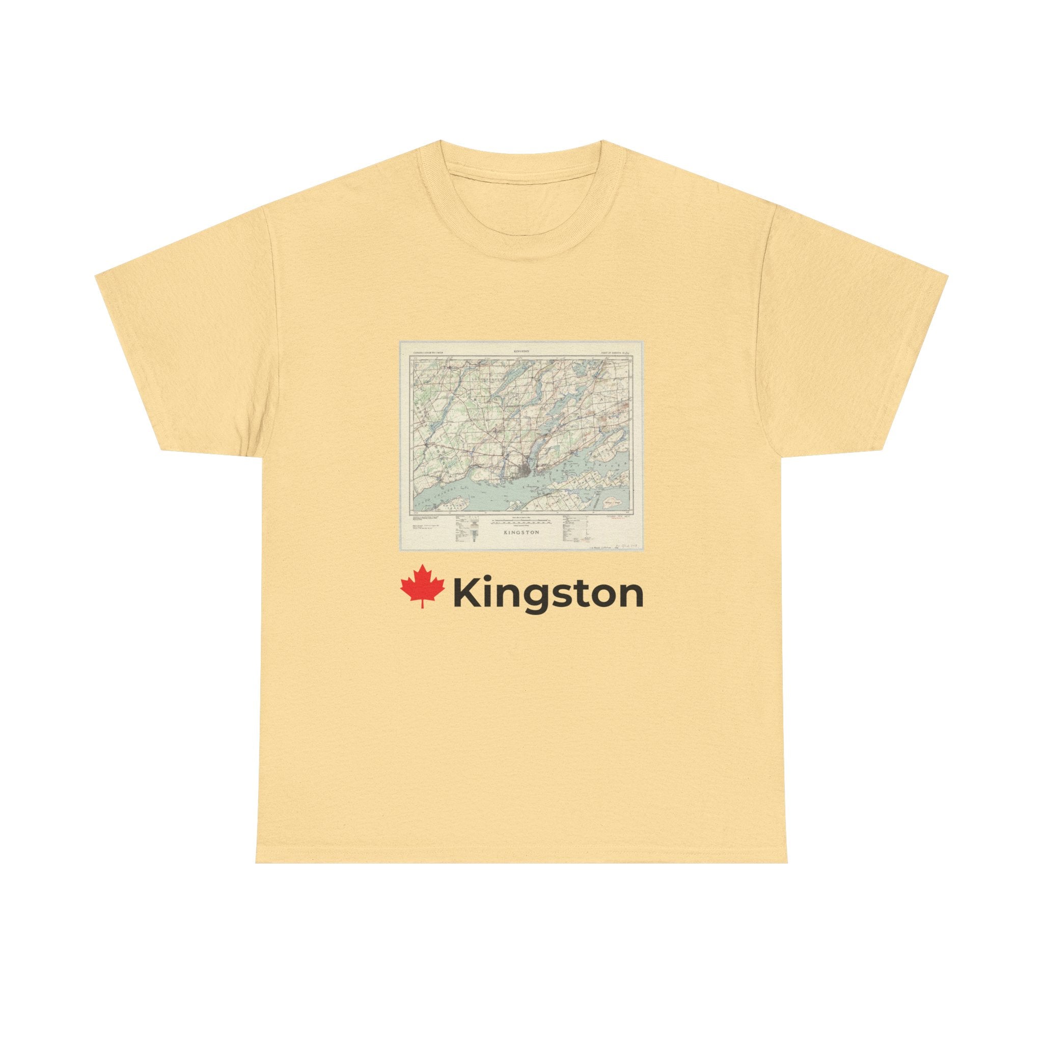 Kingston Vintage Map Unisex Tee