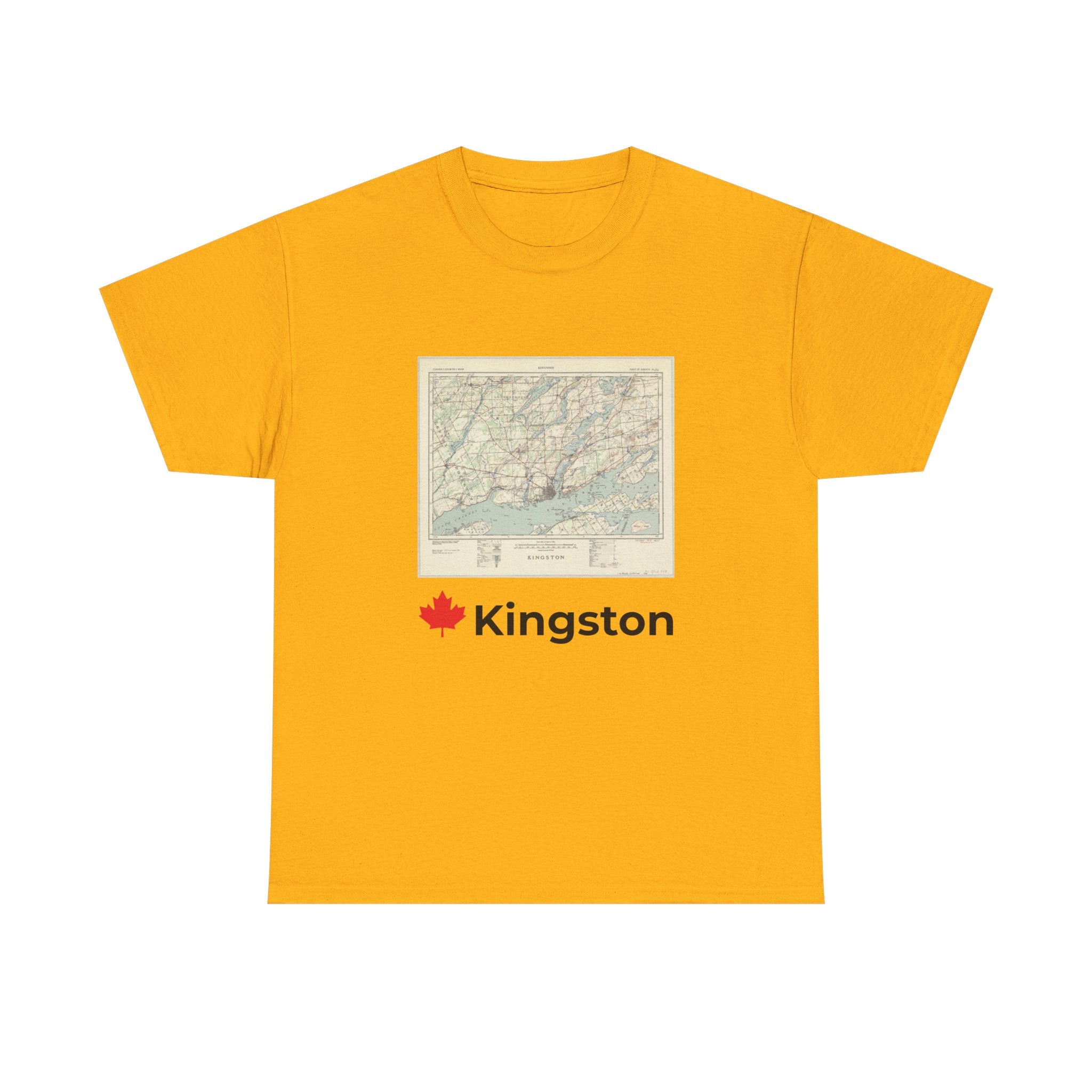 Kingston Vintage Map Unisex Tee
