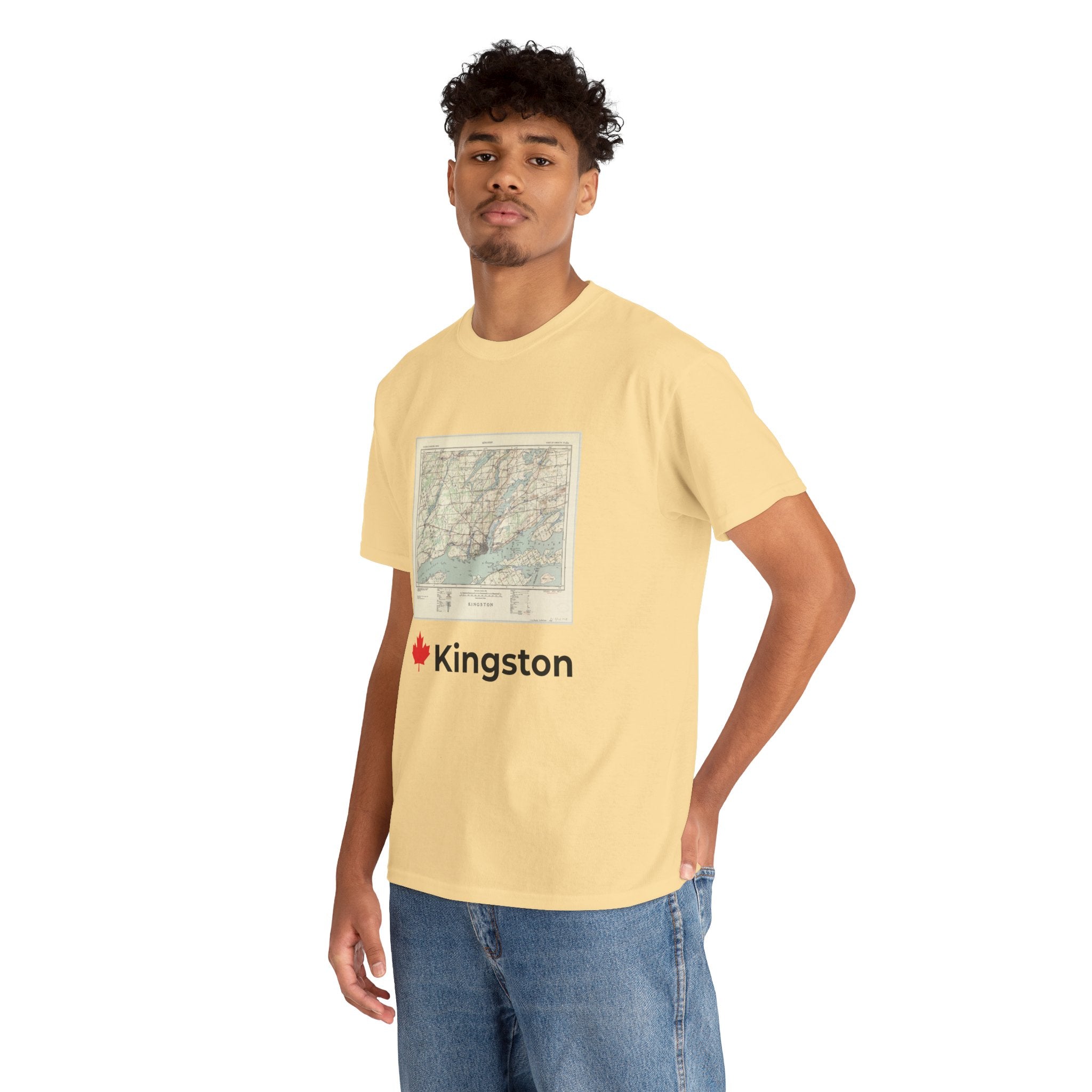 Kingston Vintage Map Unisex Tee